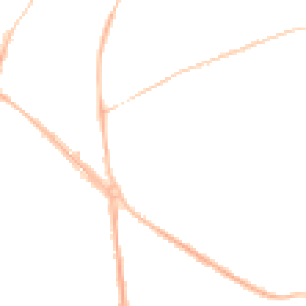 Night-time road noise heatmap for RH16 3JQ