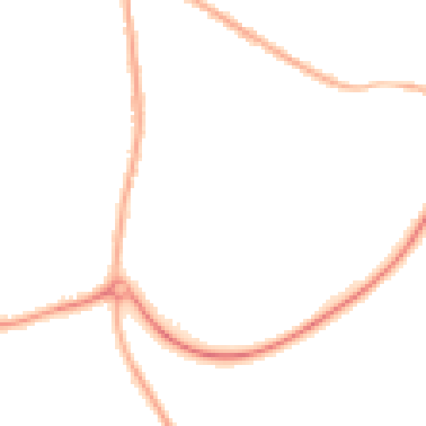 Night-time road noise heatmap for RH16 4SJ