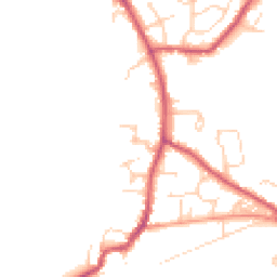 Daytime road noise heatmap for RH17 5AQ