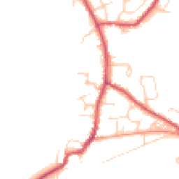 Daytime road noise heatmap for RH17 5AY