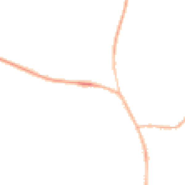 Night-time road noise heatmap for RH17 5DA