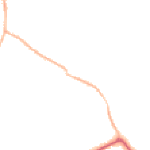 Night-time road noise heatmap for RH17 5DL