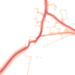 Daytime road noise heatmap for RH17 5JU