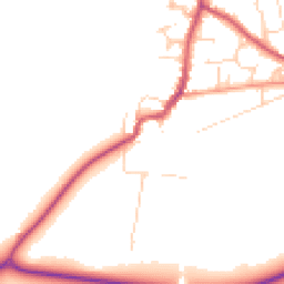 Daytime road noise heatmap for RH17 5LA