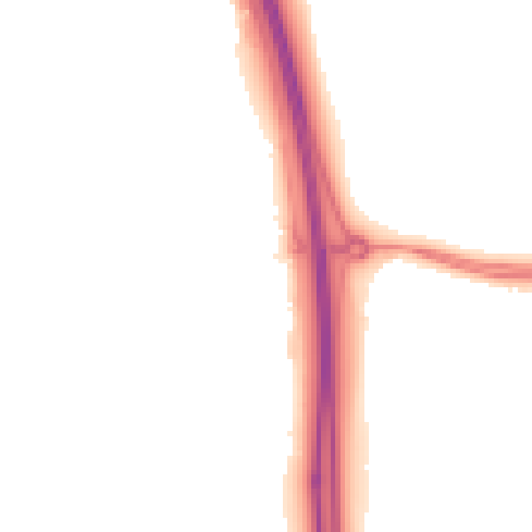 Night-time road noise heatmap for RH17 5NT