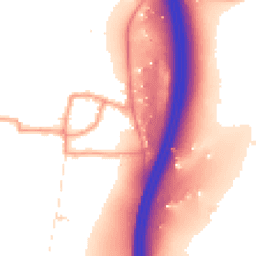 Daytime road noise heatmap for RH17 5PW