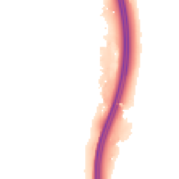 Night-time road noise heatmap for RH17 5PW