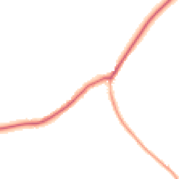 Night-time road noise heatmap for RH17 5RQ