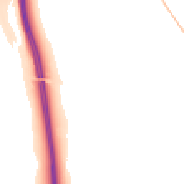 Night-time road noise heatmap for RH17 6AP