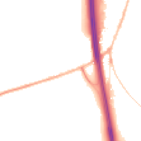 Night-time road noise heatmap for RH17 6DJ