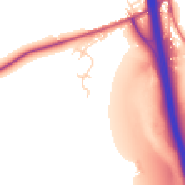 Daytime road noise heatmap for RH17 6DW