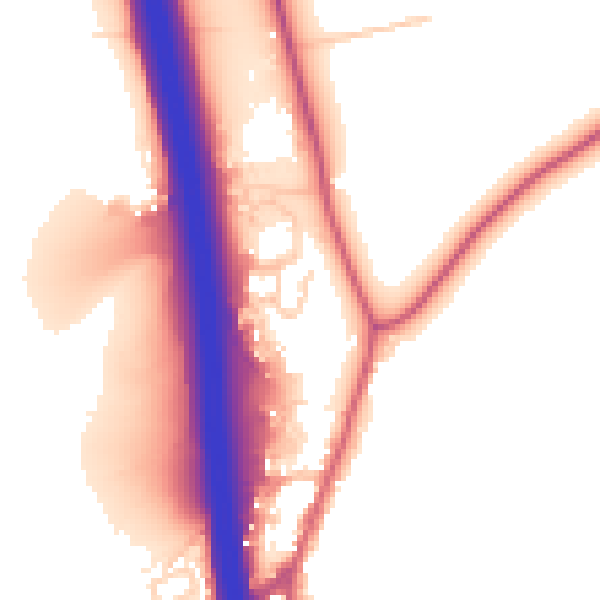 Daytime road noise heatmap for RH17 6FQ