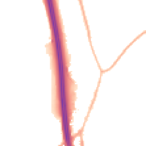 Night-time road noise heatmap for RH17 6FS