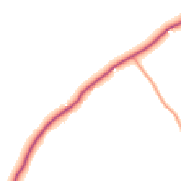 Daytime road noise heatmap for RH17 6JZ
