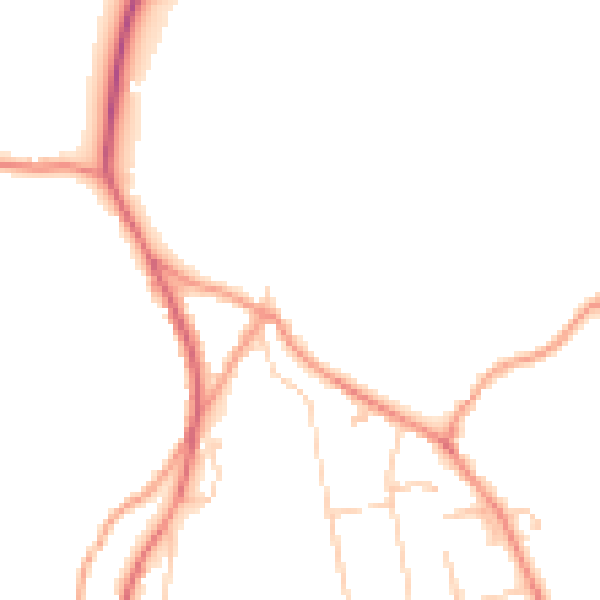 Daytime road noise heatmap for RH17 6PE