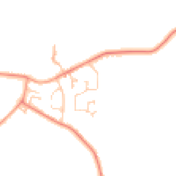 Daytime road noise heatmap for RH17 7EW