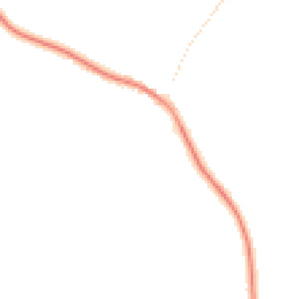 Night-time road noise heatmap for RH17 7GJ