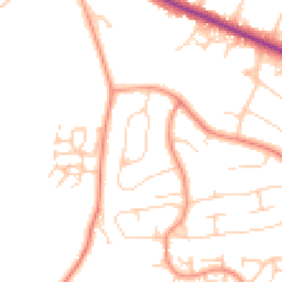 Daytime road noise heatmap for RH19 1NX