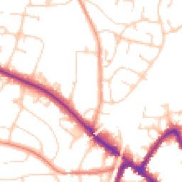 Daytime road noise heatmap for RH19 2HA