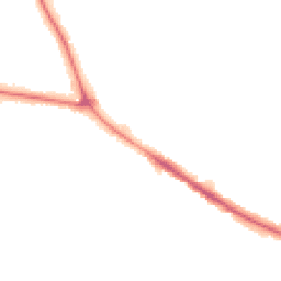 Night-time road noise heatmap for RH19 2QW