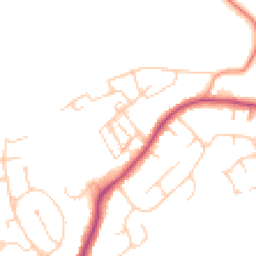 Daytime road noise heatmap for RH19 3HE