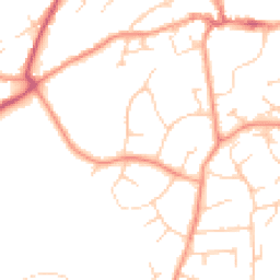 Daytime road noise heatmap for RH19 4BY