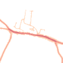 Daytime road noise heatmap for RH19 4NZ