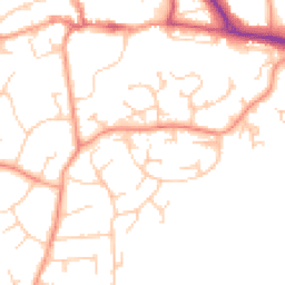 Daytime road noise heatmap for RH19 4SD