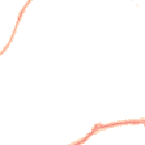 Night-time road noise heatmap for RH2 0LS
