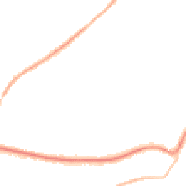Night-time road noise heatmap for RH2 0NS