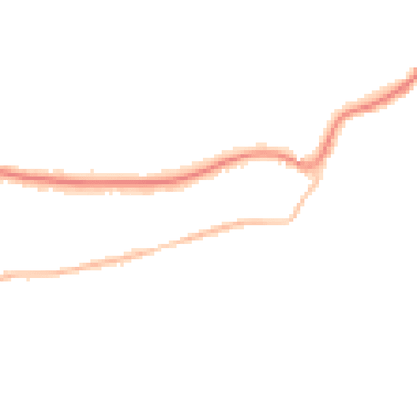 Night-time road noise heatmap for RH2 7EP