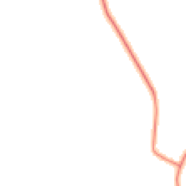 Daytime road noise heatmap for RH2 8NX