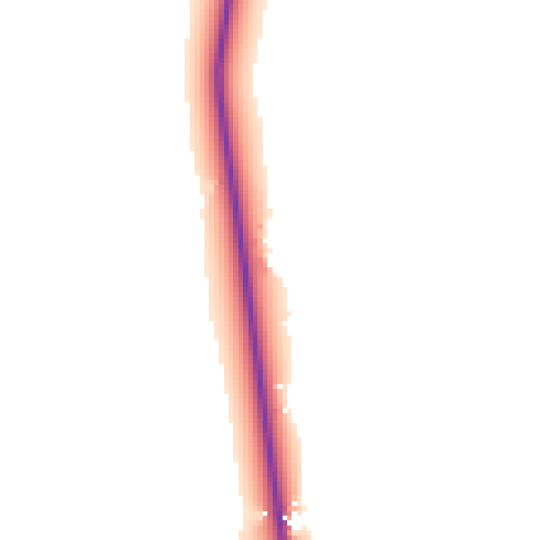 Daytime road noise heatmap for RH2 8QH