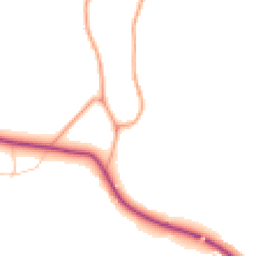 Daytime road noise heatmap for RH20 1EG
