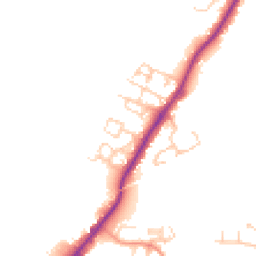 Daytime road noise heatmap for RH20 1FQ