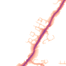 Daytime road noise heatmap for RH20 1FU
