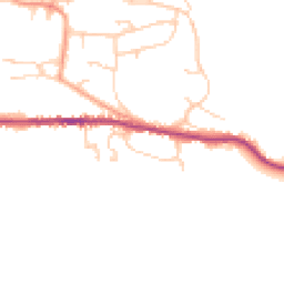 Daytime road noise heatmap for RH20 2GQ