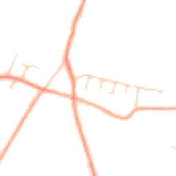 Daytime road noise heatmap for RH20 2QQ
