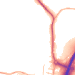 Daytime road noise heatmap for RH20 3AY