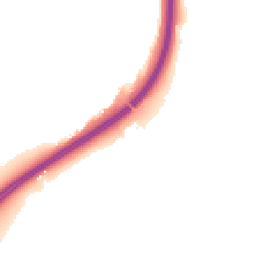 Night-time road noise heatmap for RH20 3DE