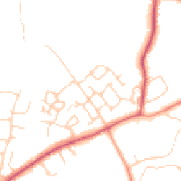 Daytime road noise heatmap for RH20 3NT