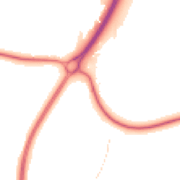 Night-time road noise heatmap for RH20 4DP