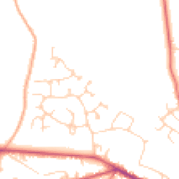 Daytime road noise heatmap for RH20 4QU