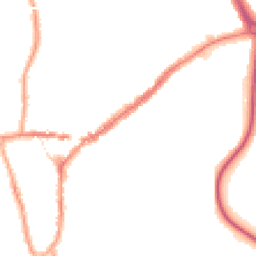 Night-time road noise heatmap for RH4 1BD