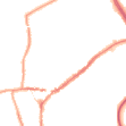 Night-time road noise heatmap for RH4 1DX
