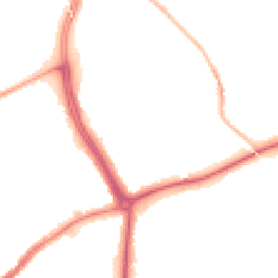 Night-time road noise heatmap for RH4 1NJ
