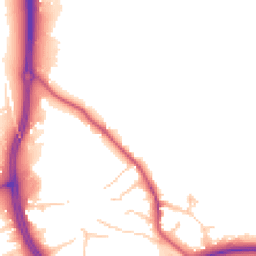 Daytime road noise heatmap for RH4 1PH