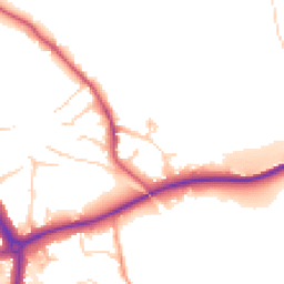 Daytime road noise heatmap for RH4 1PS