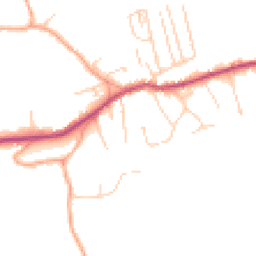 Daytime road noise heatmap for RH4 3NL