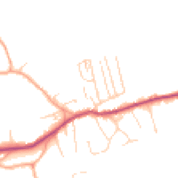Daytime road noise heatmap for RH4 3PH